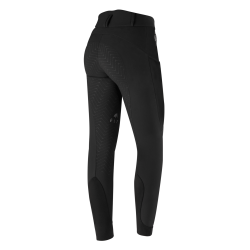 Pantalon d'équitation chauffant ELT Comfort Heart femme Noir