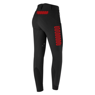 Verwarmde ELT Comfort Heart damesrijbroek Zwart