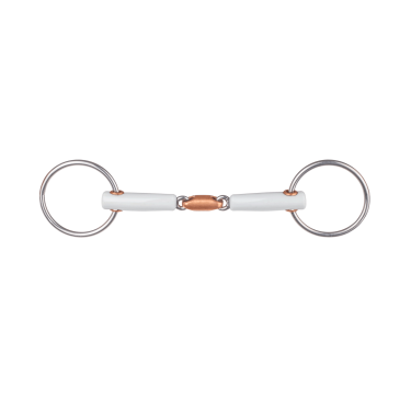 Beris dubbelgebroken onderlegtrens 6 cm ringen – Paardensport