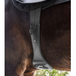 Sangle de selle Waldhausen en cuir Noir