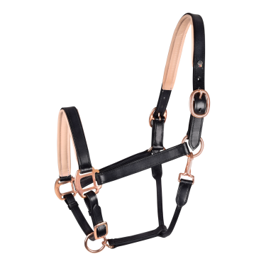 Roze leren halster Waldhausen X-Line Zwart Roze leren halster Waldhausen X-Line Zwart