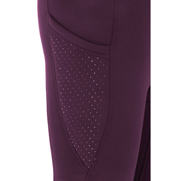 Legging Je t'aime Equithème Neva femme Prune Violet Legging Je t'aime Equithème Neva femme Prune Violet