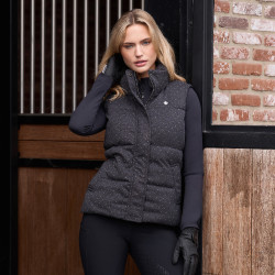 Bodywarmer Imperial Riding Belle Herringbone dames Grijs