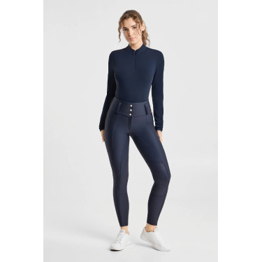 Kiandra dames paardrijbroek all season full grip B Vertigo Marine Salute Marineblauw