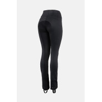Pantalon jodhpur d'équitation Eydis femme avec assise en daim synthétique Horze Noir