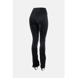 Legging d'équitation jodhpur Eydis femme à grip intégral Horze Noir Legging d'équitation jodhpur Eydis femme à grip intégral Horze Noir