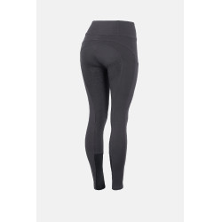 Horze Tara 2.0 dames rijlegging met hoge taille en full grip Donkergrijs Horze Tara 2.0 dames rijlegging met hoge taille en full grip Donkergrijs