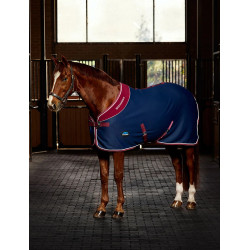Weatherbeeta Opulence Show Sheet Standard Neck Marine / bordeaux Blauw