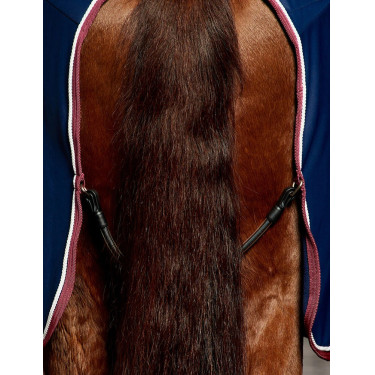Weatherbeeta Opulence Show Sheet Standard Neck Marine / bordeaux Blauw