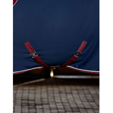 Couverture de présentation Opulence encolure standard WeatherBeeta Marine / bordeaux Bleu
