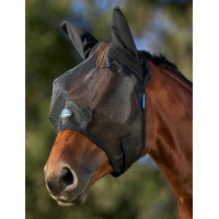 Masque anti-mouches ComFiTec Insect Guard avec oreilles Weatherbeeta Noir