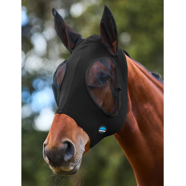 Masque anti-mouches extensible avec oreilles ComFiTec WeatherBeeta Noir / noir