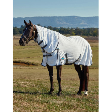 Chemise hybride combo Weatherbeeta Blanc / charbon de bois