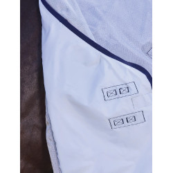 Couverture anti-mouches combo ComFiTec Hexi Shield Weatherbeeta Argent / marine / blanc