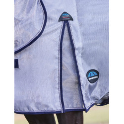 Couverture anti-mouches combo ComFiTec Hexi Shield Weatherbeeta Argent / marine / blanc