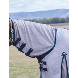 Couverture anti-mouches intégrale ComFiTec Zephyr Weatherbeeta Gris / marine / vert sapin