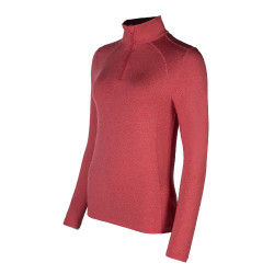 T-shirt fonctionnel Essentials Hiver HKM Cerise Rouge