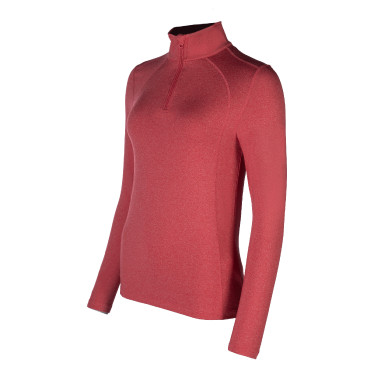 T-shirt fonctionnel Essentials Hiver HKM Cerise Rouge