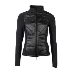 Prag II Style HKM jas in twee materialen Zwart Prag II Style HKM jas in twee materialen Zwart