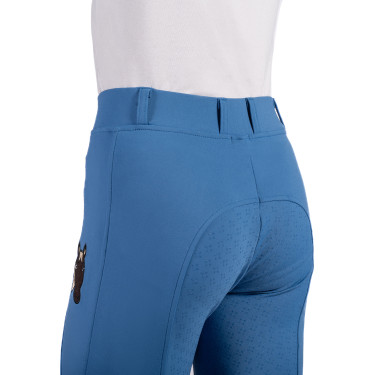 Legging Mia volledig siliconen zitvlak HKM Blauw Legging Mia volledig siliconen zitvlak HKM Blauw