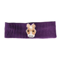 Amina hoofdband - HKM Donker lila Violet