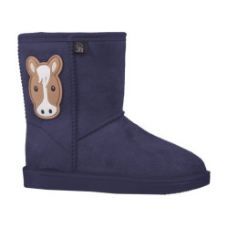 Bottes fourrées imperméables Davos Amina HKM Bleu foncé