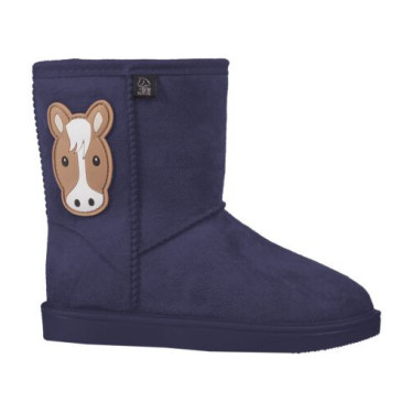 Bottes fourrées imperméables Davos Amina HKM Bleu foncé