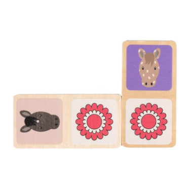 Domino HKM Gevlekt Beige Domino HKM Gevlekt Beige