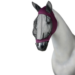 Masque anti-insectes Soft Stretch Horze Rouge foncé Masque anti-insectes Soft Stretch Horze Rouge foncé
