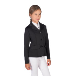 Veste de concours HKM Amy enfant Noir Veste de concours HKM Amy enfant Noir