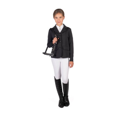 Veste de concours HKM Amy enfant Noir Veste de concours HKM Amy enfant Noir