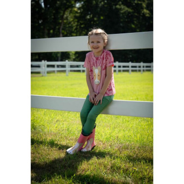 T-Shirt HKM Maui enfant Rose