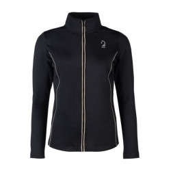 Lauria Garrelli Limone dames sweatvest met rits Zwart Lauria Garrelli Limone dames sweatvest met rits Zwart
