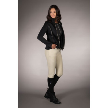 Lauria Garrelli Limone dames sweatvest met rits Zwart Lauria Garrelli Limone dames sweatvest met rits Zwart