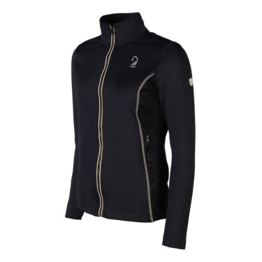 Lauria Garrelli Limone dames sweatvest met rits Zwart Lauria Garrelli Limone dames sweatvest met rits Zwart