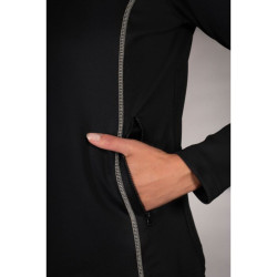 Lauria Garrelli Limone dames sweatvest met rits Zwart Lauria Garrelli Limone dames sweatvest met rits Zwart