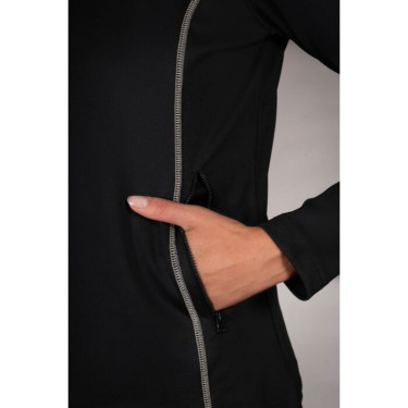 Sweat zippé Lauria Garrelli Limone femme Noir