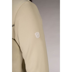 Sweat zippé Lauria Garrelli Limone femme Gris / beige