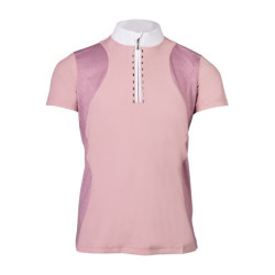 Wedstrijdpolo HKM Glam kind Oudroze Wedstrijdpolo HKM Glam kind Oudroze