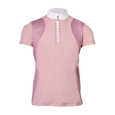 Wedstrijdpolo HKM Glam kind Oudroze Wedstrijdpolo HKM Glam kind Oudroze