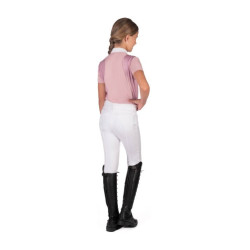Wedstrijdpolo HKM Glam kind Oudroze Wedstrijdpolo HKM Glam kind Oudroze