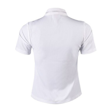 Polo de concours HKM Amy femme Blanc