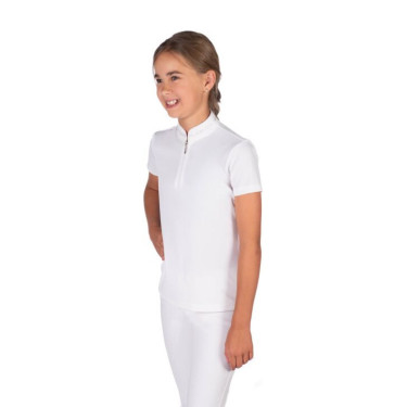 Dames wedstrijdpoloshirt voor paardrijden HKM Amy