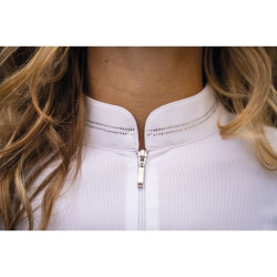 Dames wedstrijdpoloshirt voor paardrijden HKM Amy