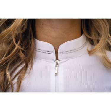 Dames wedstrijdpoloshirt voor paardrijden HKM Amy