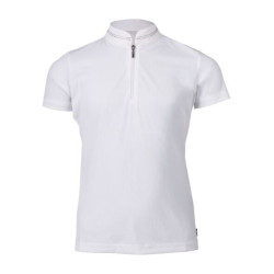 Wedstrijdpolo HKM Amy kind Wit