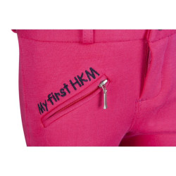 HKM kinderbroek My first Donkerroze / marineblauw