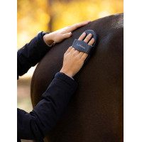 Rubber rosborstel LeMieux Rood