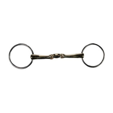 HKM Pro Balance dubbelgebroken bit 14 mm – paardensport