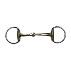 Enkelgebroken olijftrens 16 mm HKM – paardenbit